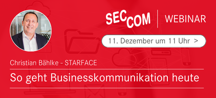 Webinar STARFACE Businesskommunikation