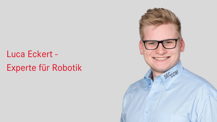 Luca Eckert Experte für Robotik